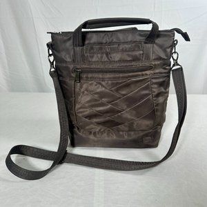 LUG COURIER TRAVEL CROSSBODY BAG PURSE W ADJ STRAP